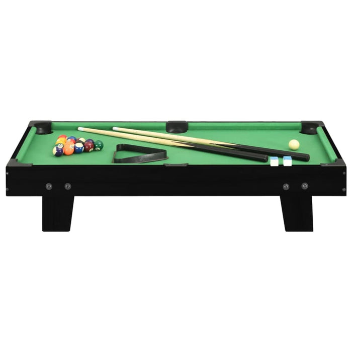 3 Feet Mini Pool Table 92x52x19 Cm Black And Green Kxpbb