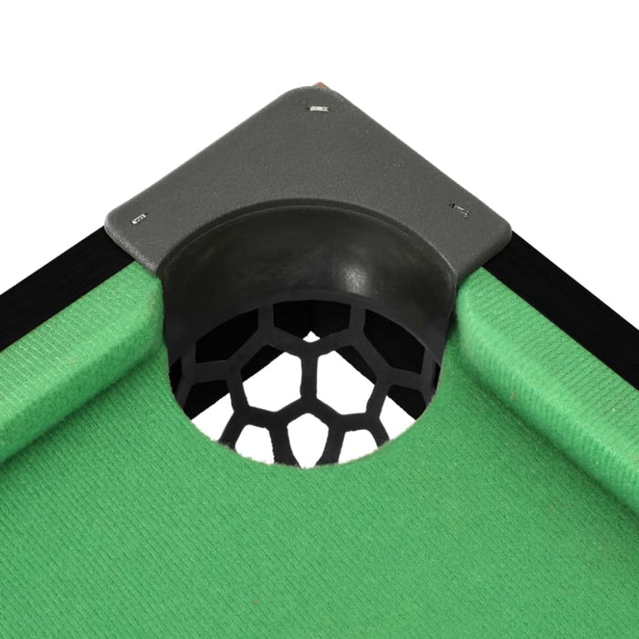3 Feet Mini Pool Table 92x52x19 Cm Black And Green Kxpbb