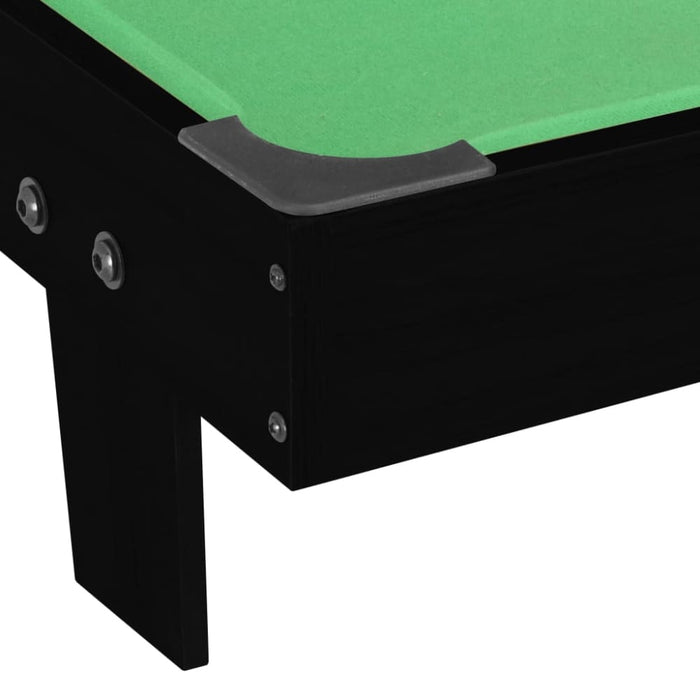3 Feet Mini Pool Table 92x52x19 Cm Black And Green Kxpbb