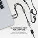 3.5mm Female to 2 Male y Splitter Audio Cable Headset
