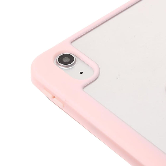 3 Fold 360 Rotation Acrylic Leather Smart Tablet Case