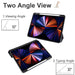 3 Fold Acrylic Leather Tablet Case For Ipad Air/pro 12.9 Pro