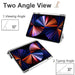 3 Fold Acrylic Leather Tablet Case For Ipad Air/pro 12.9 Pro