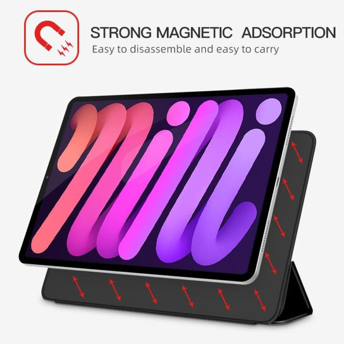 3 Fold Double Sided Clip Buckle Magnetic Smart Tablet Case