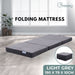Nz Local Stock-3 Fold Folding Mattress Single Light Grey