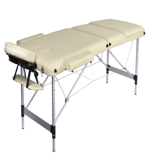 3 Fold Portable Aluminium Massage Table Bed Beauty Therapy