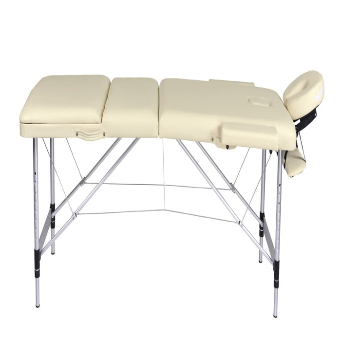 3 Fold Portable Aluminium Massage Table Bed Beauty Therapy