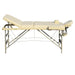 3 Fold Portable Aluminium Massage Table Bed Beauty Therapy