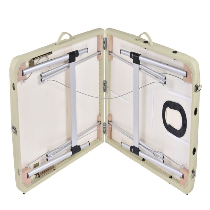 3 Fold Portable Aluminium Massage Table Bed Beauty Therapy