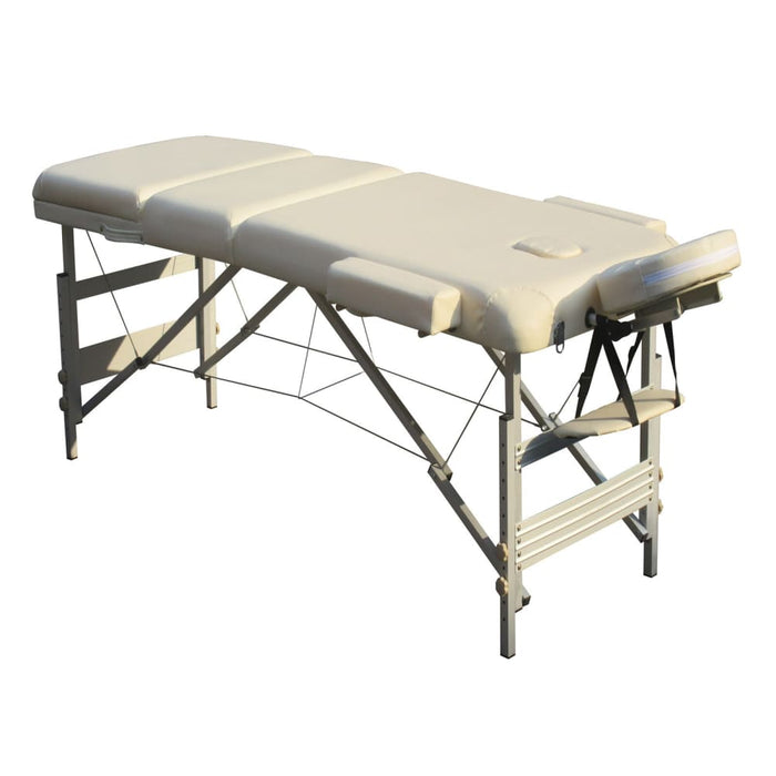 3 Fold Portable Aluminium Massage Table Bed Beauty Therapy