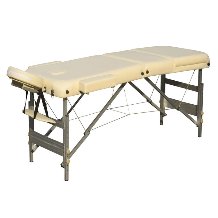 3 Fold Portable Aluminium Massage Table Bed Beauty Therapy