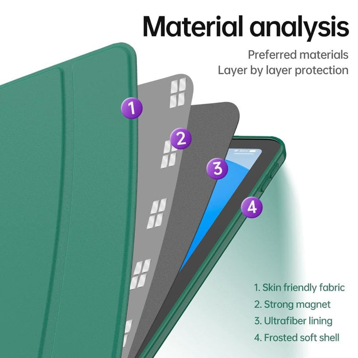 3 Fold Tpu Leather Smart Tablet Case For Ipad 10th Gen 10.9