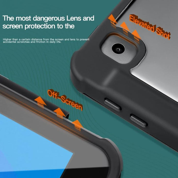 3 Folding Acrylic Smart Leather Tablet Case For Ipad 10th