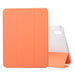 3 Folding Electric Pressed Skin Texture Leather Tablet Case