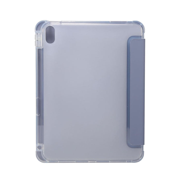 3 Folding Electric Pressed Skin Texture Leather Tablet Case