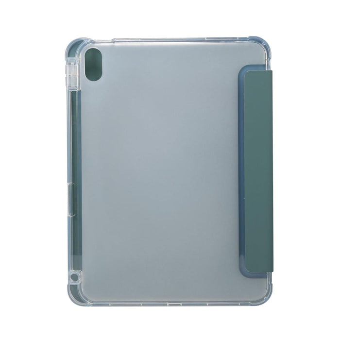 3 Folding Electric Pressed Skin Texture Leather Tablet Case