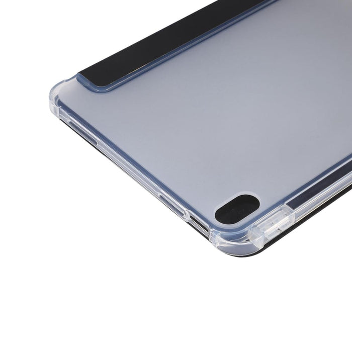 3 Folding Electric Pressed Skin Texture Leather Tablet Case