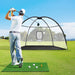 Goslash Picks 3.5m Golf Practice Net with Driving Mat