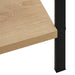 3-layer Book Shelf Oak 60x27.6x90.5 Cm Engineered Wood
