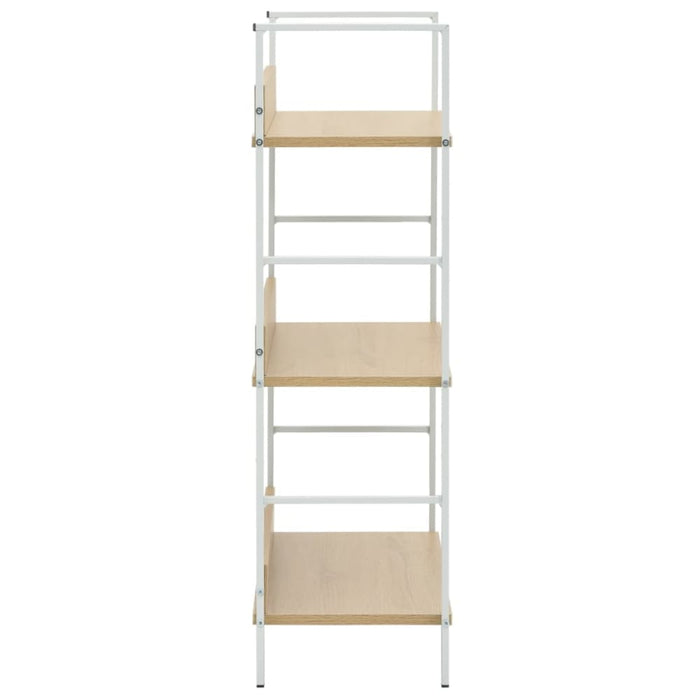 3-layer Book Shelf Oak 60x27.6x90.5 Cm Engineered Wood