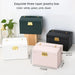 3 Layer Leather Jewelry Box with Lock 1pc