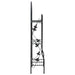 3-layer Plant Rack Black 52x28x128 Cm Iron Aibki