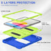 3 Layer Protection Screen Frame Pc Silicone Tablet Case