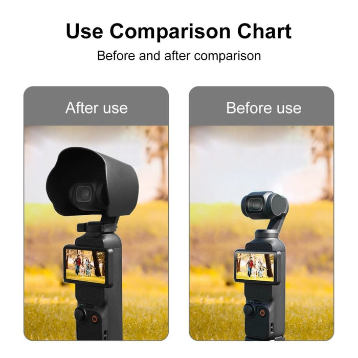 3 Lens Protective Cover Hood For Dji Pocket