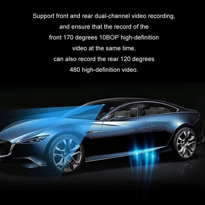 3 Lens Video Hd 1080p Multi Language Driving Recorder
