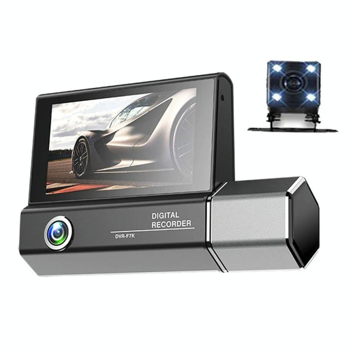 3 Lens Video Hd 1080p Multi Language Driving Recorder