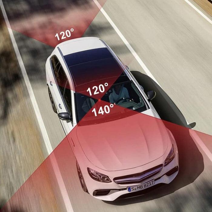 3 Lens Video Hd 1080p Multi Language Driving Recorder