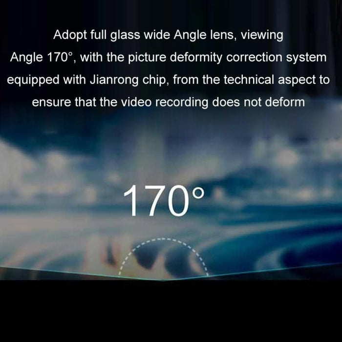 3 Lens Video Hd 1080p Multi Language Driving Recorder