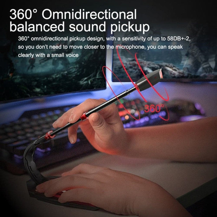 3.5mm Omnidirectional Usb Gaming Recording Microphone