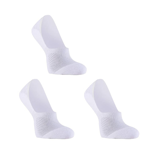 3 Pack Small White Cushion No Show Ankle Socks Non - slip