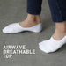 3 Pack Small White Cushion no Show Ankle Socks Non-slip