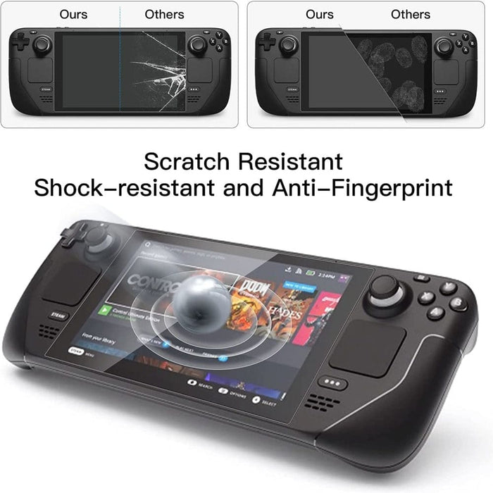 Tempered Glass Deck Screen Protector with Steam