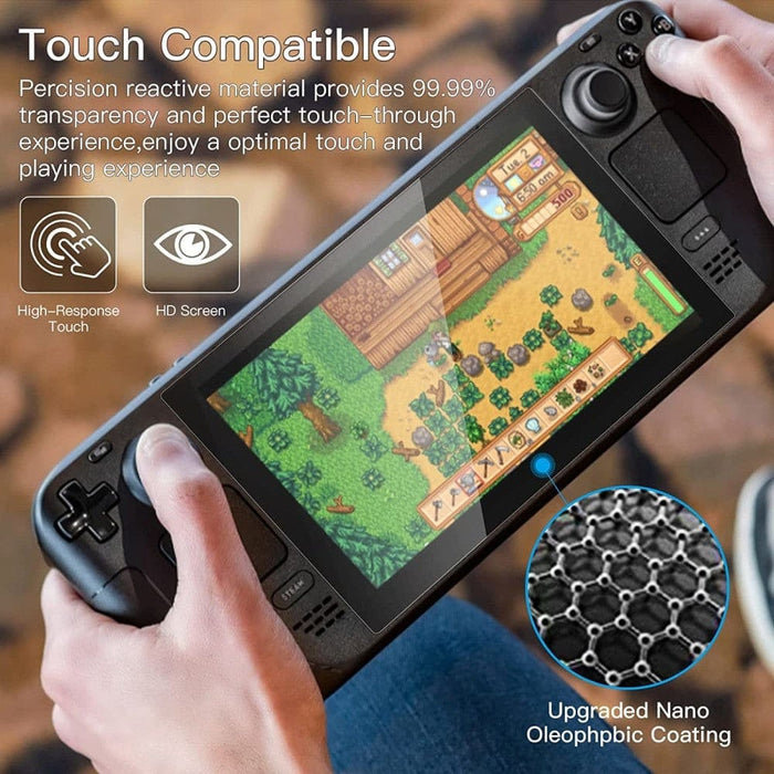 Tempered Glass Deck Screen Protector with Steam