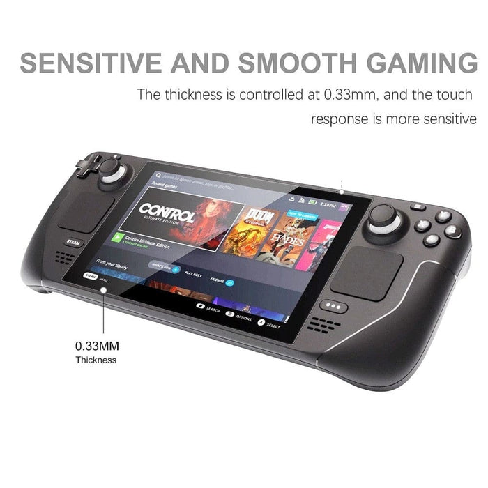 Tempered Glass Deck Screen Protector with Steam