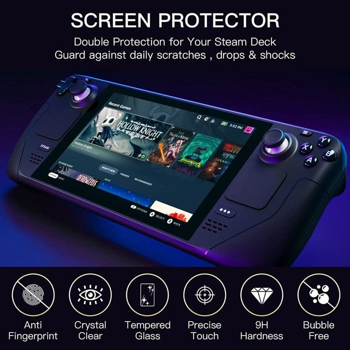 Tempered Glass Deck Screen Protector with Steam