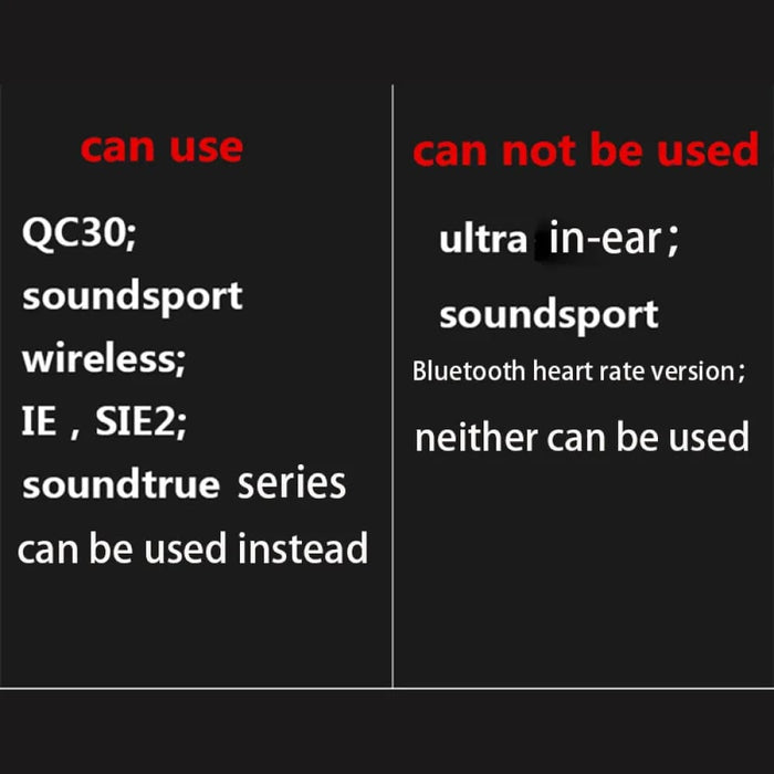 3 Pairs Silicone Tips for Bose Sound Sport Wireless Qc20