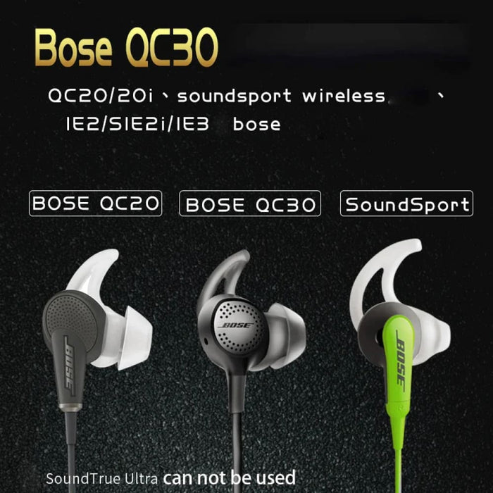 3 Pairs Silicone Tips for Bose Sound Sport Wireless Qc20