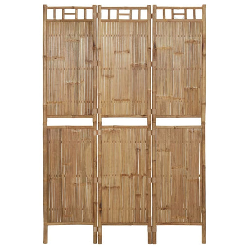 3 - panel Room Divider Bamboo 120x180 Cm Taoian