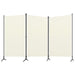 3 Panel Room Divider Cream White Gl221