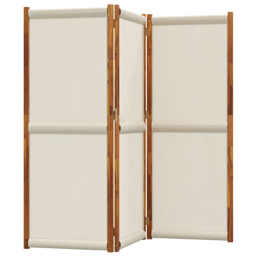 3-panel Room Divider Light Grey 210x180 Cm Abbttpp