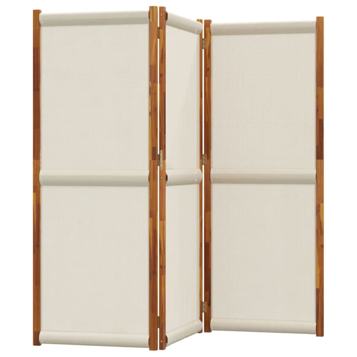 3-panel Room Divider Light Grey 210x180 Cm Abbttpp