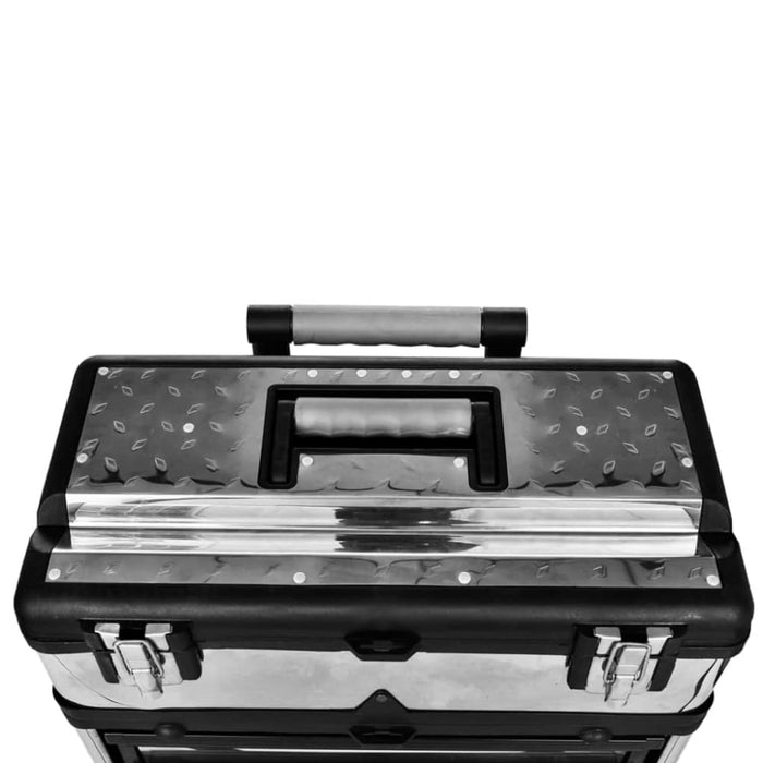 3-part Rolling Tool Box with 2 Wheels Oabtbo