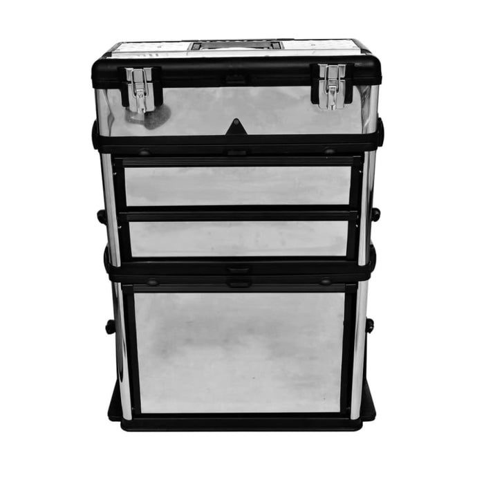 3-part Rolling Tool Box with 2 Wheels Oabtbo