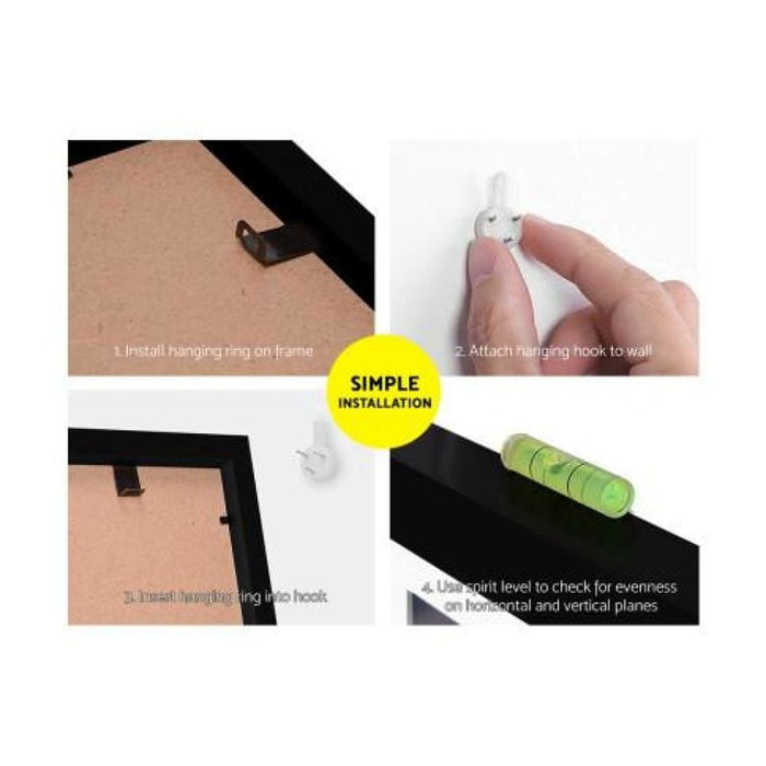 Goslash Picks 3 Pcs Photo Frame Wall Set A3 Picture Home