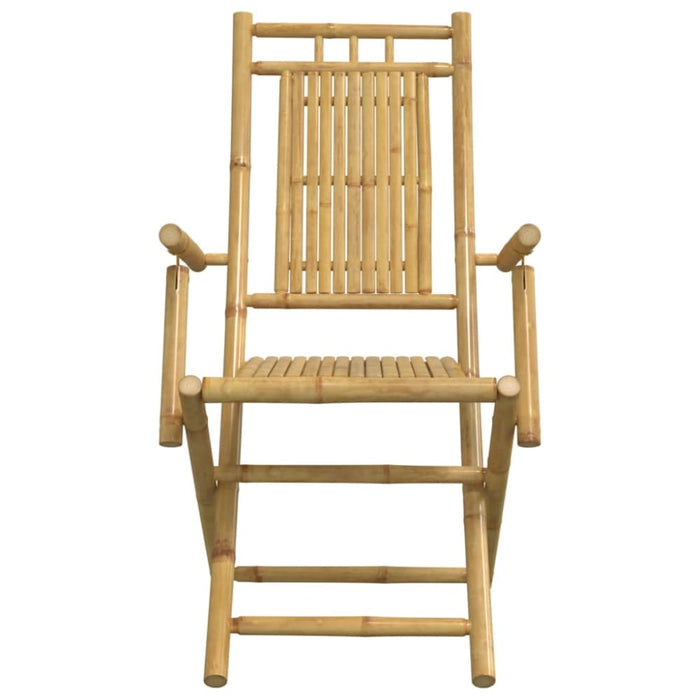 3 Piece Bistro Set Bamboo Txinptx