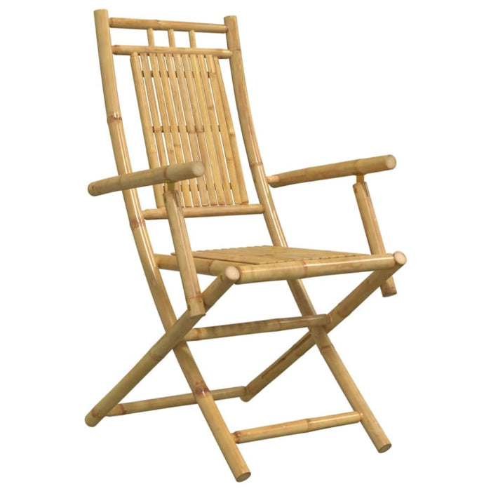 3 Piece Bistro Set Bamboo Txinpxl